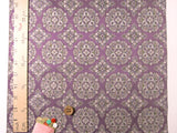 Nishijin-ori Silk Brocade Imaginative Floral - Light Purple (Length) 1=0.25yard