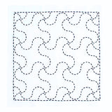 Easy Sashiko Kit Dish Towel - Plovers Joints