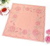 Sashiko Kit - Square Cloth Rose Frame