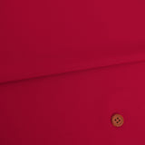 Polyester Chirimen - Red (Length) 1＝0.25yard