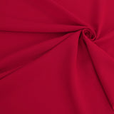 Polyester Chirimen - Red (Length) 1=0.25yard