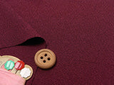 Polyester Chirimen - Wine (Length) 1=0.25yard