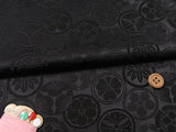 Jacquard Japanese Crests in Black (Length) 1=0.25yard