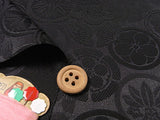Jacquard Japanese Crests in Black (Length) 1=0.25yard