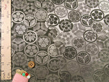 Jacquard Japanese Crests in Gold (Length) 1=0.25yard