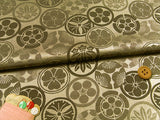 Jacquard Japanese Crests in Gold (Length) 1=0.25yard