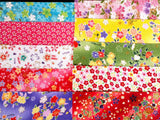 Floral Chirimen Stickers