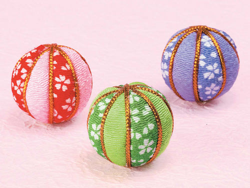 Chirimen Craft Kit - Temari Ball Small – Fabric Tales
