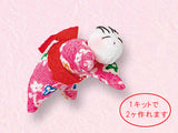 Chirimen Craft Kit - Crawling Baby Pink