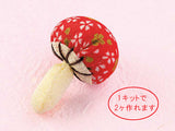 Chirimen Craft Kit - Mushroom