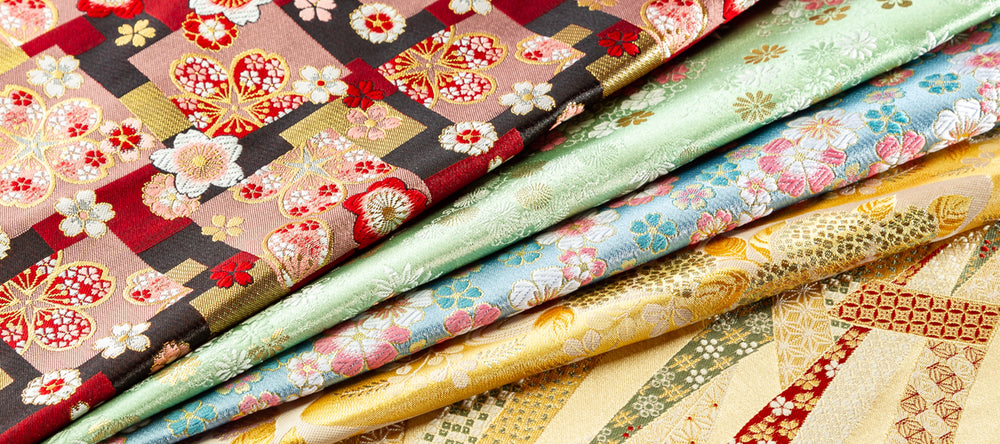 Japanese Woven Textile Nishijin-ori Brocades