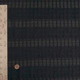 Cotton-Wool Dobby Fabric – Soft Border Stitch -Charcoal Gray (Length) 1=0.25yard