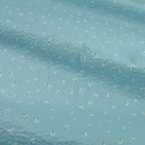 Light Cotton - Subtle Square Pattern Sky Blue (Length) 1=0.25yard