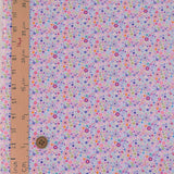 Cotton – Colorful Floral Beads, Light Purple (Length) 1=0.25yard