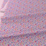 Cotton – Colorful Floral Beads, Light Purple (Length) 1=0.25yard