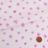 Hand-Drawn Style Floral - Pink Flowers (Length) 1=0.25yard