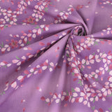 Cherry Blossom Stream - Dull Lilac (Length) 1＝0.25yard