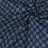 Japanese Ikat-Style Kasuri Checker (Length) 1=0.25yard