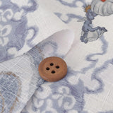 Round Dragon on Snow Ring Pattern - Natural (Length) 1＝0.25yard