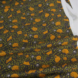 Cotton – Cats on a Dotted Background, Khaki Gray (Length) 1＝0.25yard