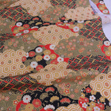 Patterned Clouds Fusion - Black (Length) 1＝0.25yard