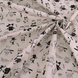 Cotton – Cat Restaurant, Ivory (Length) 1＝0.25yard