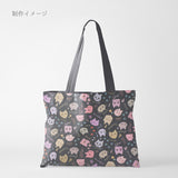 Cotton – Colorful Cat Faces, Gray (Length) 1＝0.25yard