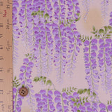Wisteria Blossom Cotton Fabric – Ivory Beige (Length) 1＝0.25yard