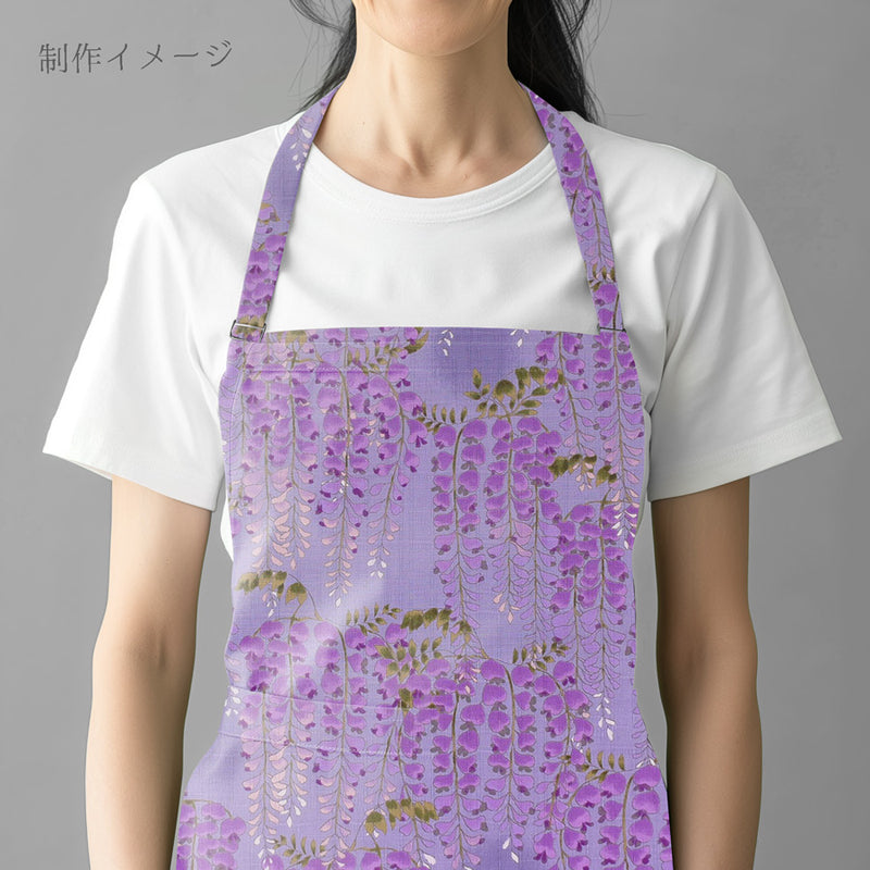 Wisteria Blossom Cotton Fabric – Lavender (Length) 1＝0.25yard