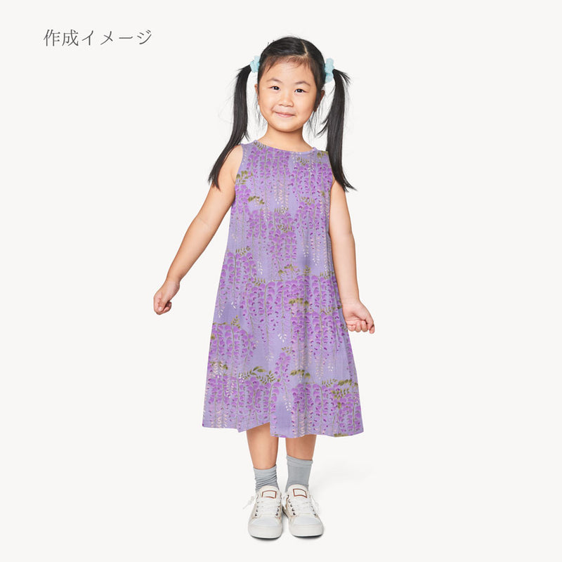Wisteria Blossom Cotton Fabric – Lavender (Length) 1＝0.25yard