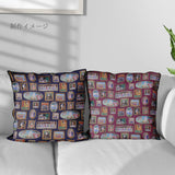 Cotton – Cats in a Masterpiece Art Gallery, Burgundy (Length) 1＝0.25yard