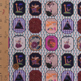 Cotton – Japanese Retro Modern Framed Art, Soft Pink (Length) 1＝0.25yard