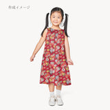 Japanese Cotton – Colorful Chrysanthemums, Red (Length) 1＝0.25yard