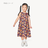 Japanese Cotton – Colorful Chrysanthemums, Purple (Length) 1＝0.25yard