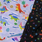 Cotton – Dinosaur Guide and Footprints (Length) 1＝0.25yard