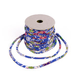 Chirimen Fabric Cord - 1/9in Exquisite Blue Komon (Quantity) 1＝1yard
