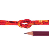 Chirimen Fabric Cord - 1/9in Autumn Leaves (Quantity) 1＝1yard