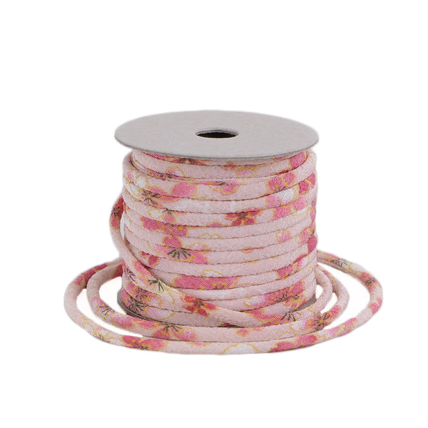 Chirimen Fabric Cord - 1/9in Misty Cherry Blossom Pink (Quantity) 1＝1yard