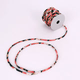 Chirimen Fabric Cord - 1/9in Ume Blossom Stream Black (Quantity) 1＝1yard