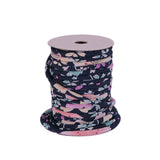 Chirimen Fabric Cord - 1/8in Sakura Festival Navy (Quantity) 1＝1yard