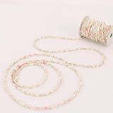 Cotton Fabric Cord - 1/8in Garden - Pink (Quantity) 1＝1yard