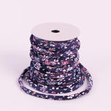 Chirimen Fabric Cord - 1/6in Tiny Sakura Dreams Purple (Quantity) 1＝1yard