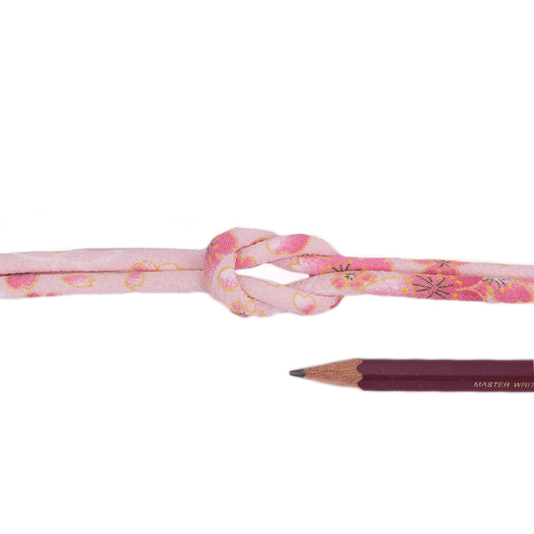 Chirimen Fabric Cord - 1/6in Misty Cherry Blossom Pink (Quantity) 1＝1yard