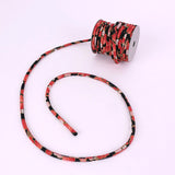 Chirimen Fabric Cord - 1/6in Ume Blossom Stream Black (Quantity) 1＝1yard