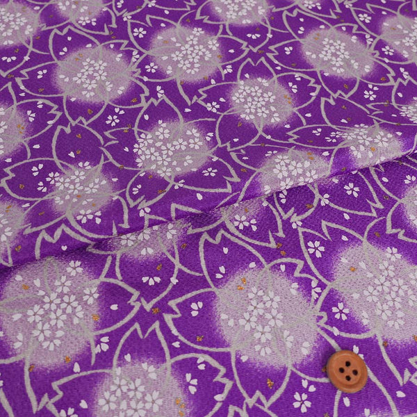 Petals on Petals - Purple (Length) 1＝0.25yard