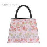 Nishijin-ori Brocade Ume & Small Mums on White (Length) 1＝0.25yard