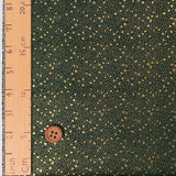 Nishijin-ori Brocade Gold Flecks - Black (Length) 1＝0.25yard