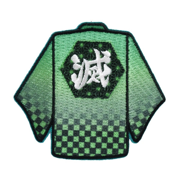 Demon Slayer Official Patch – Tanjiro Kamado Haori Design (Iron-On & Sticker Type)