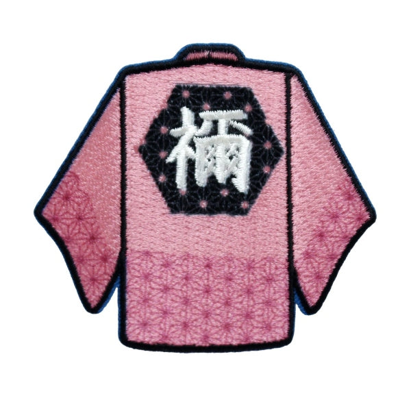 Demon Slayer Official Patch – Nezuko Kamado Haori Design (Iron-On & Sticker Type)
