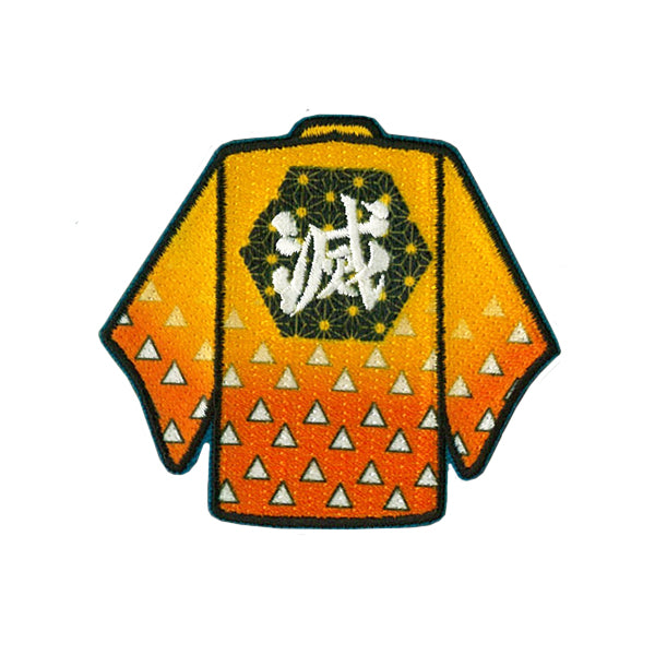 Demon Slayer Official Patch – Zenitsu Agatsuma Haori Design (Iron-On & Sticker Type)